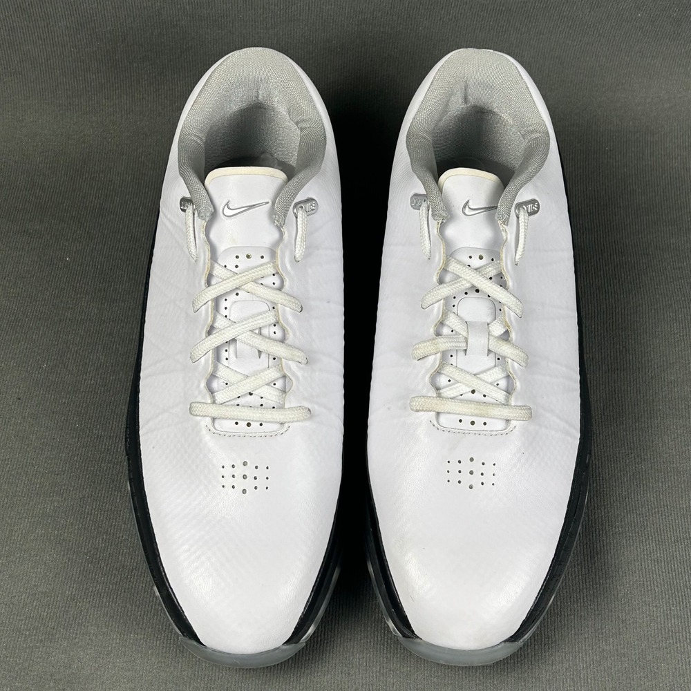 Nike Zoom Attack Women Golf Cleats Shoes White Black 853739-101 Size 8 US 41 EUR - Picture 6 of 9